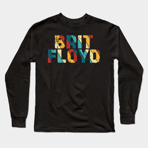 Retro Color - Brit Floyd Long Sleeve T-Shirt by Arestration